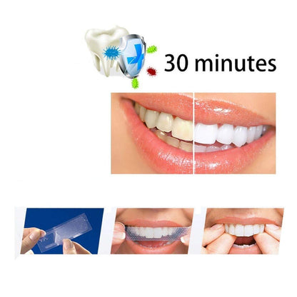 7PCS Teeth Whitening Strips【🇮🇳COD + Local Stock ！！!】