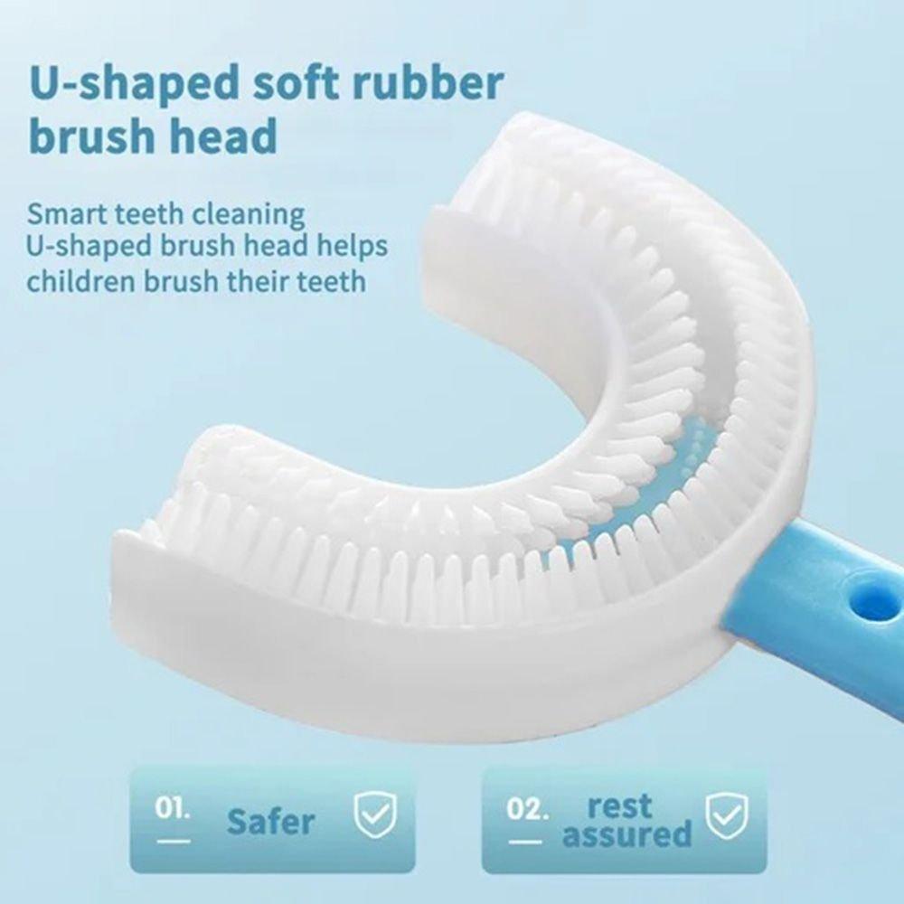 🎁360° Kids U-Shaped Toothbrush【 BUY 1 GET 1 FREE】