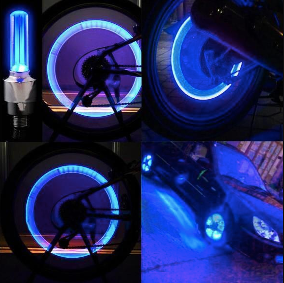 Universal Car/Bike LED Wheel Light【A set of four，Suitable for any car, motorcycle, bicycle】